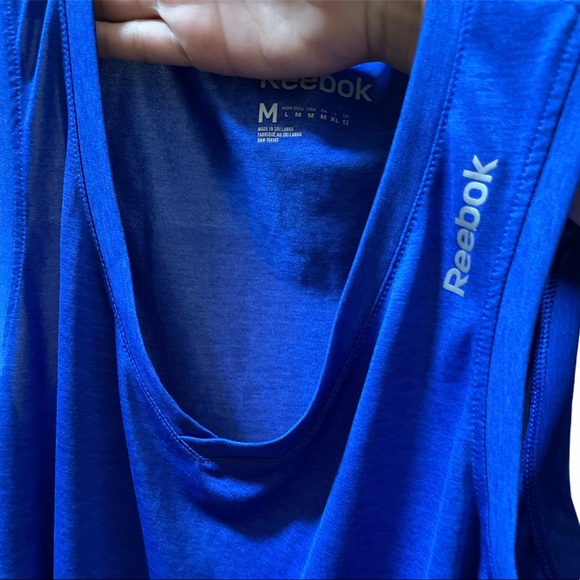 Blue reebox dri fit tank top - Picture 2 of 2
